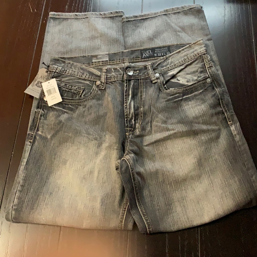 T.K. Axel Relaxed Straight Jeans, Size W32/L32